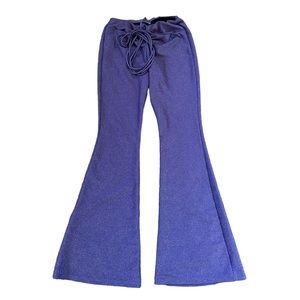 Wild Fable Purple Flare Sparkle Pants SIZE S